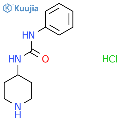 1-Phenyl-3-piperidin-4-ylurea Hydrochloride structure