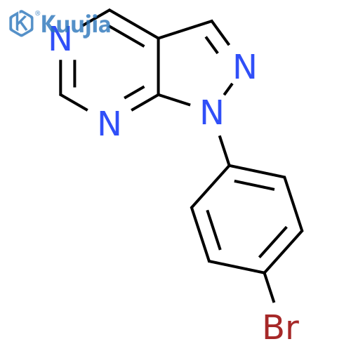 1-(4-Bromophenyl)-1H-pyrazolo[3,4-D]pyrimidine structure