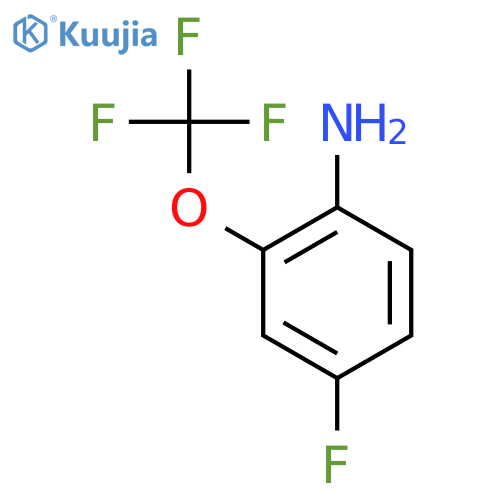 4-Fluoro-2-(trifluoromethoxy)aniline structure