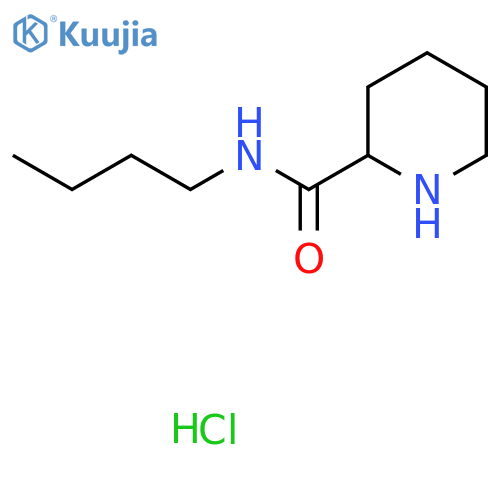 N-Butyl-2-piperidinecarboxamide hydrochloride structure