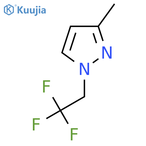 3-methyl-1-(2,2,2-trifluoroethyl)-1H-pyrazole structure