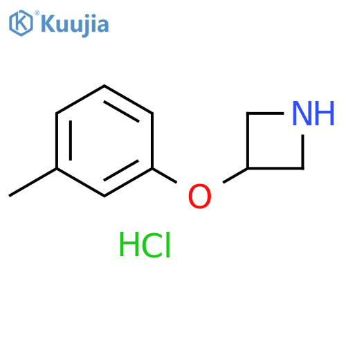 3-(3-methylphenoxy)azetidine hydrochloride structure