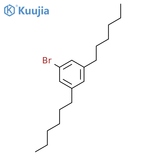 1-Bromo-3,5-dihexylbenzene structure