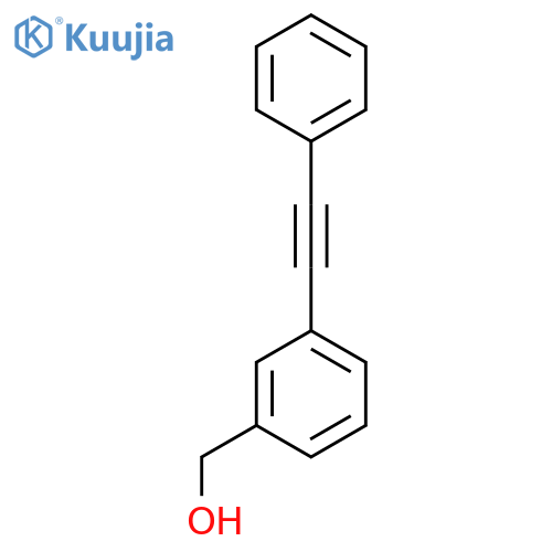 (3-(Phenylethynyl)phenyl)methanol structure