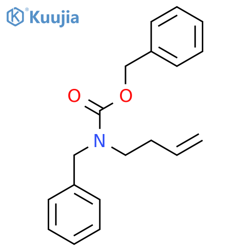 benzyl N-benzyl-N-(but-3-en-1-yl)carbamate structure