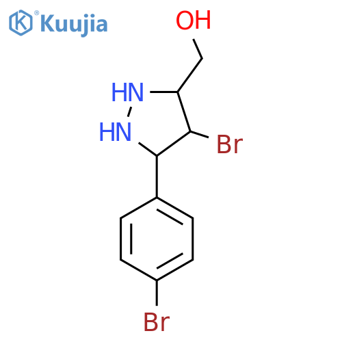 (4-broMo-3-(4-broMophenyl)-1H-pyrazol-5-yl)Methanol structure