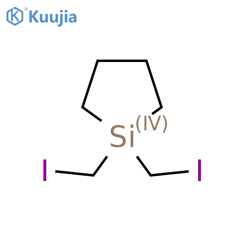 1,1-Bis(iodomethyl)silolane structure