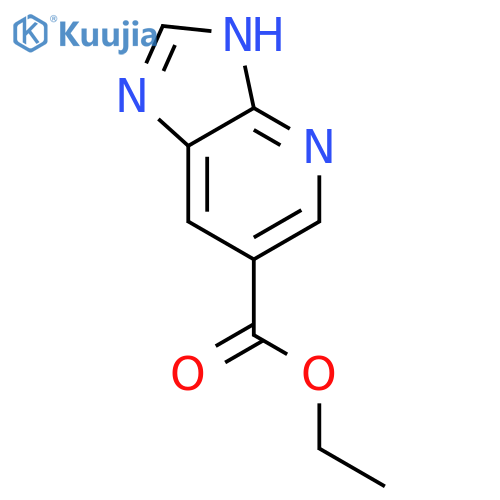 3H-Imidazo[4,5-b]pyridine-6-carboxylic acid ethyl ester structure