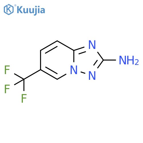 6-(trifluoromethyl)-[1,2,4]triazolo[1,5-a]pyridin-2-amine structure