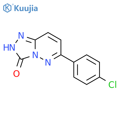 6-(4-Chlorophenyl)1,2,4triazolo-4,3-bpyridazin-3(2H)-one structure