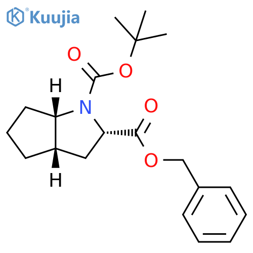 (2s,3aS,6aS)-2-Benzyl 1-tert-Butyl Hexahydrocyclopentabpyrrole-1,2(2H)-dicarboxylate structure