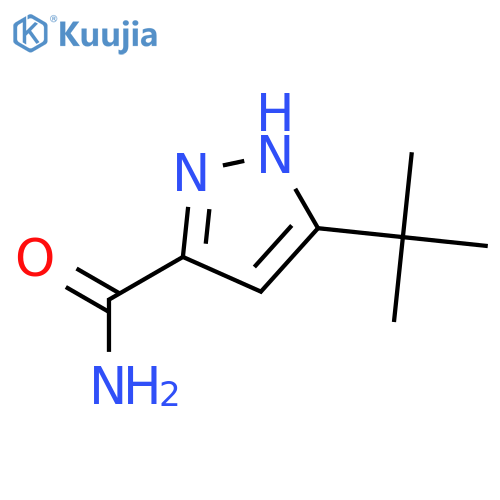 5-tert-Butyl-1H-pyrazole-3-carboxylic acid amide structure