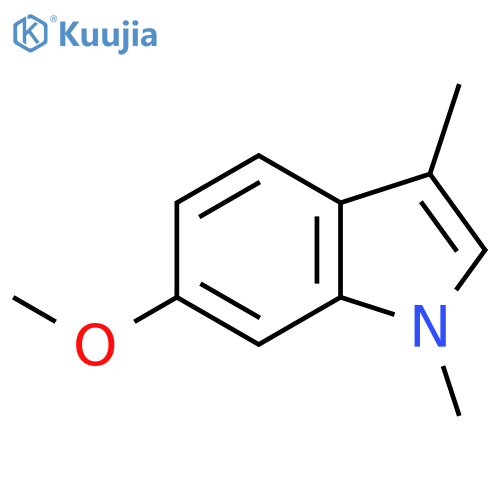1H-Indole, 6-methoxy-1,3-dimethyl- structure