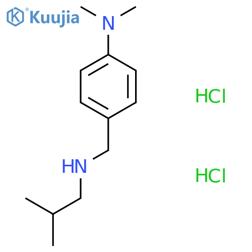 N-[4-(Dimethylamino)benzyl]-N-isobutylamine dihydrochloride structure