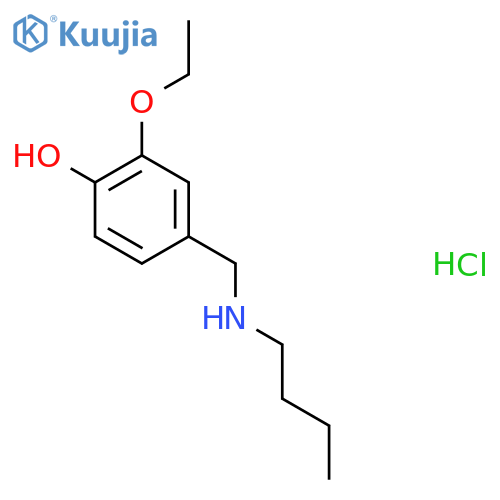 4-[(Butylamino)methyl]-2-ethoxyphenol hydrochloride structure
