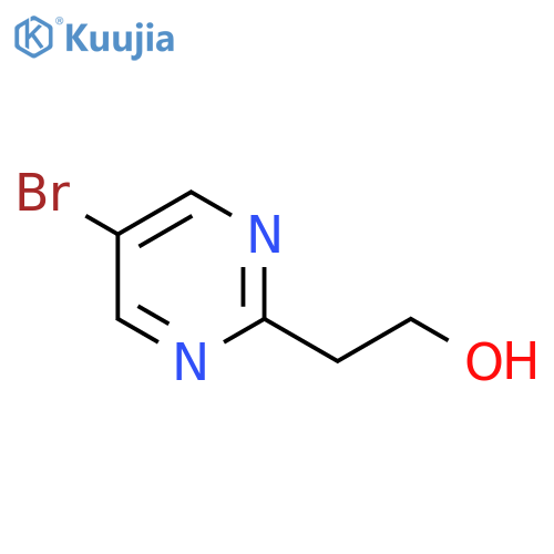 2-(5-bromopyrimidin-2-yl)ethan-1-ol structure