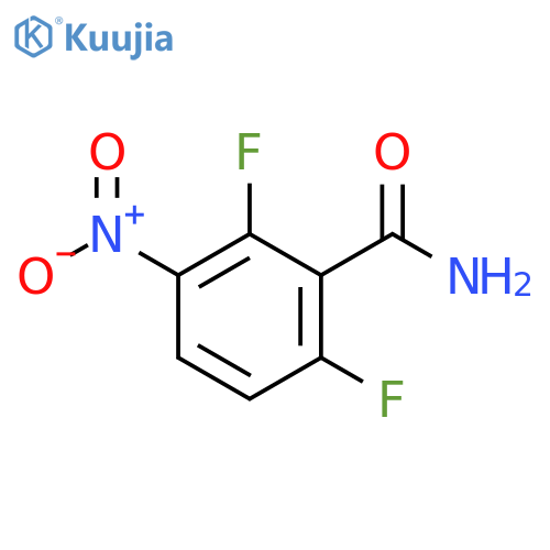 2,6-DIFLUORO-3-NITROBENZAMIDE structure