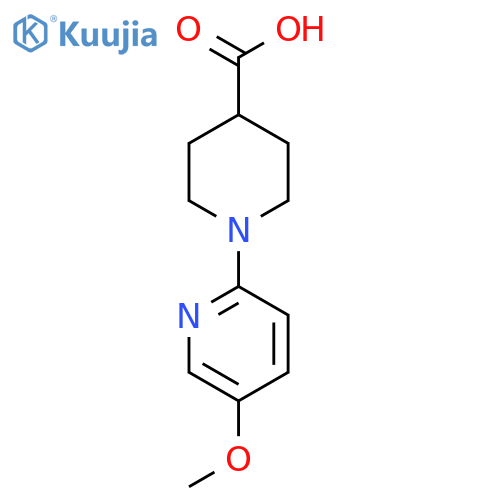 1-(5-Methoxypyridin-2-YL)piperidine-4-carboxylic acid structure
