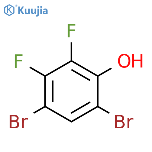 4,6-Dibromo-2,3-difluorophenol structure