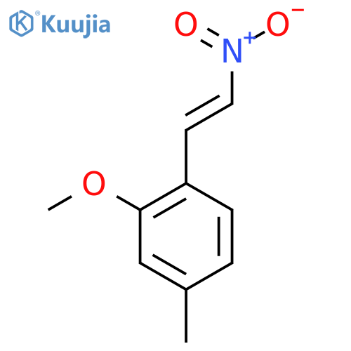 2-methoxy-4-methyl-1-(2-nitroethenyl)benzene structure