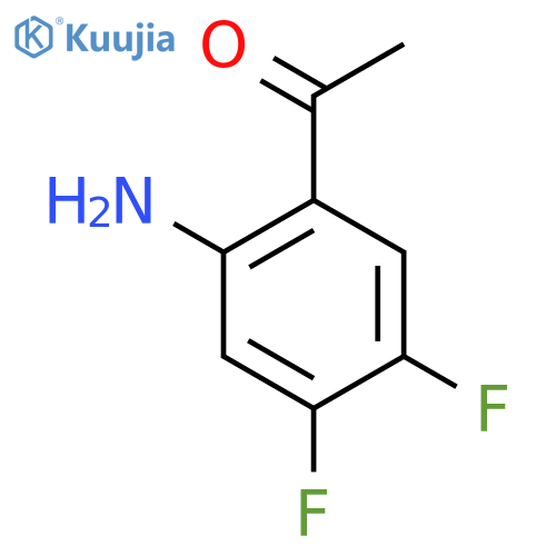 1-(2-Amino-4,5-difluoro-phenyl)-ethanone structure