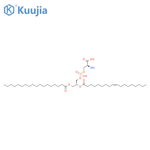 L-Serine, O-[hydroxy[(2R)-2-[[(9Z)-1-oxo-9-octadecen-1-yl]oxy]-3-[(1-oxooctadecyl)oxy]propoxy]phosphinyl]- structure
