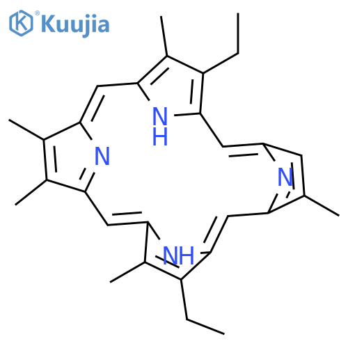 21H,23H-Porphine, 2,13-diethyl-3,7,8,12,17-pentamethyl- structure