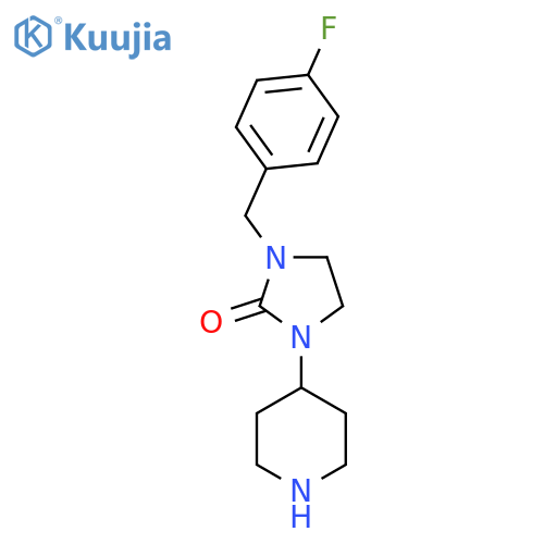 1-(4-Fluorobenzyl)-3-piperidin-4-ylimidazolidin-2-one structure