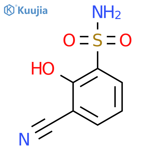 3-Cyano-2-hydroxybenzenesulfonamide structure