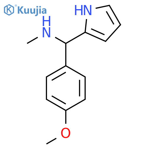 1-(4-Methoxyphenyl)-N-methyl-1-(1H-pyrrol-2-yl)methanamine structure