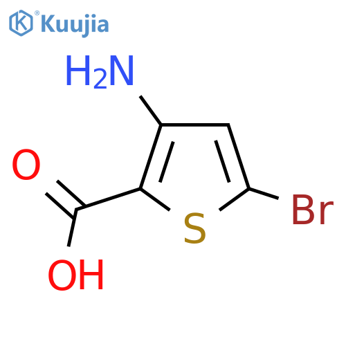 3-Amino-5-bromothiophene-2-carboxylic acid structure