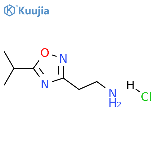 2-(5-Isopropyl-1,2,4-oxadiazol-3-yl)ethanamine Hydrochloride structure