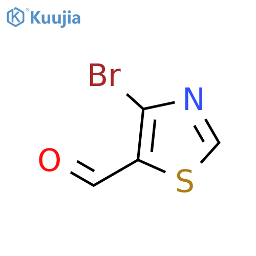 4-Bromothiazole-5-carbaldehyde structure