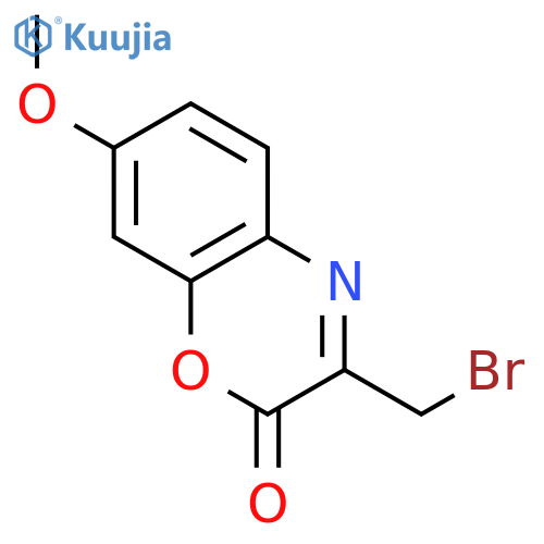 3-Bromomethyl-7-methoxy-1,4-benzoxazin-2-one structure