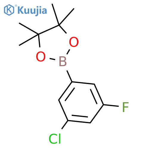 3-Chloro-5-fluorobenzeneboronic Acid Pinacol Ester structure