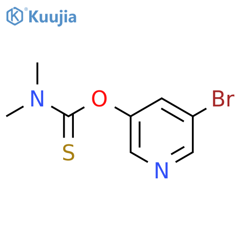 O-5-Bromopyridin-3-yl dimethylcarbamothioate structure