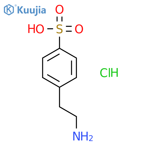 4-(2-Aminoethyl)benzenesulfonic acid hydrochloride structure