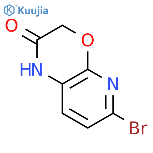 6-Bromo-1H-pyrido2,3-b1,4oxazin-2(3H)-one structure