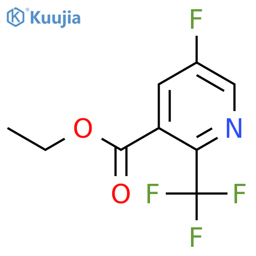 Ethyl 5-fluoro-2-(trifluoromethyl)nicotinate structure