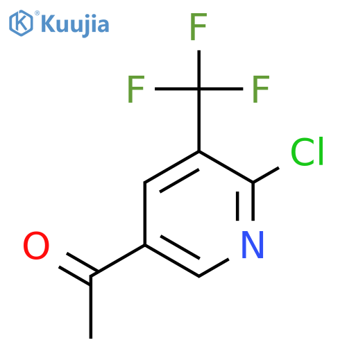1-(6-Chloro-5-(trifluoromethyl)pyridin-3-yl)ethanone structure