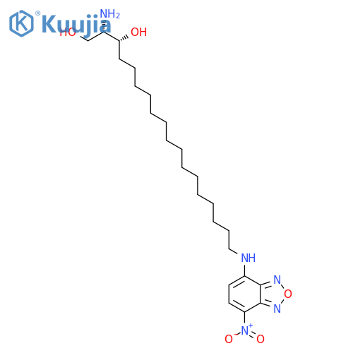 (2S,3R)-2-Amino-18-[(4-nitro-2,1,3-benzoxadiazol-7-yl)amino]octadecane-1,3-diol structure