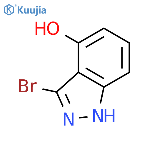 3-Bromo-1H-indazol-4-ol structure