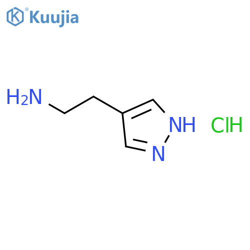 2-(1H-Pyrazol-4-yl)ethanamine hydrochloride structure