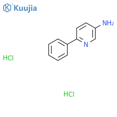 6-phenylpyridin-3-amine dihydrochloride structure