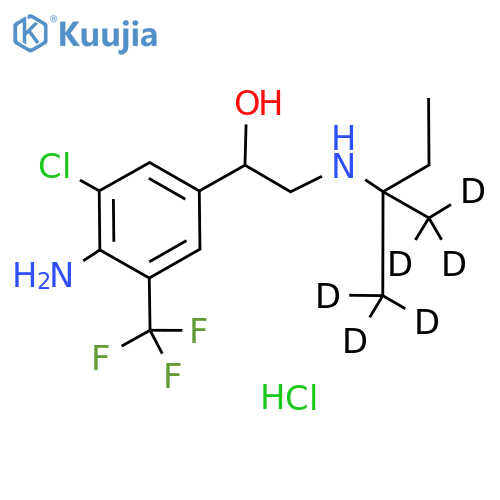 Mapenterol-d6 Hydrochloride structure