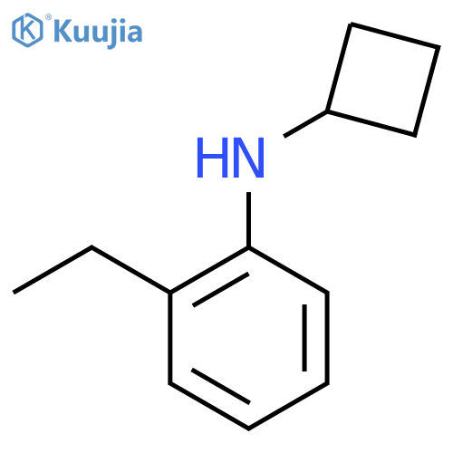 N-cyclobutyl-2-ethylaniline structure
