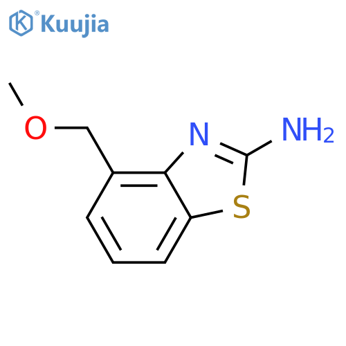4-(methoxymethyl)-1,3-benzothiazol-2-amine structure