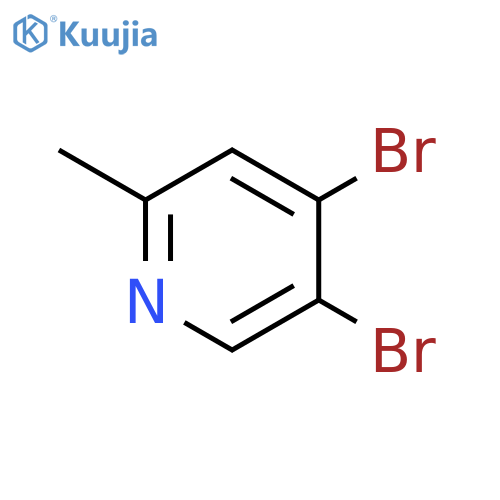 4,5-dibromo-2-methyl-pyridine structure
