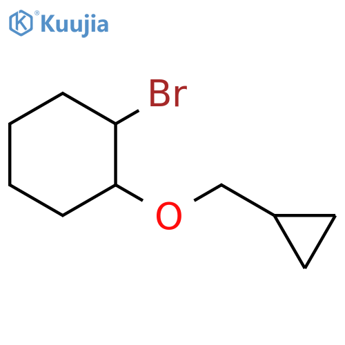 1-bromo-2-(cyclopropylmethoxy)cyclohexane structure