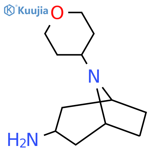 8-tetrahydropyran-4-yl-8-azabicyclo[3.2.1]octan-3-amine structure